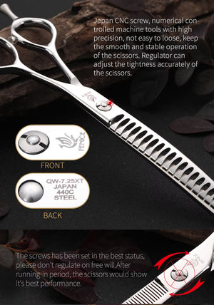 Pavo Paws Fenice Curved Dog Grooming Shears