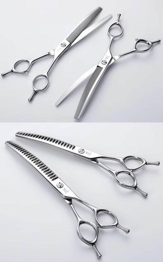 Pavo Paws Fenice Curved Dog Grooming Shears